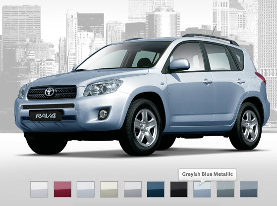 toyota rav4 color chart #4