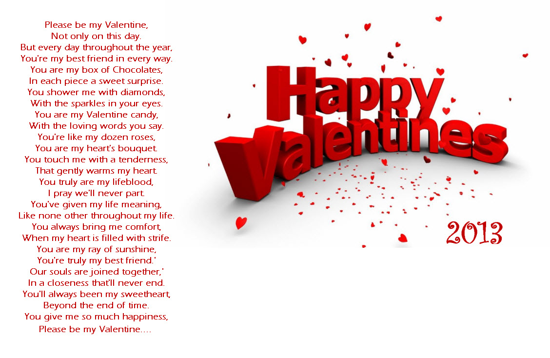 happy valentines day love poems