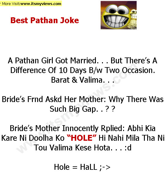 Latest Funny Pathan Urdu Joke for Facebook – itsmyviews